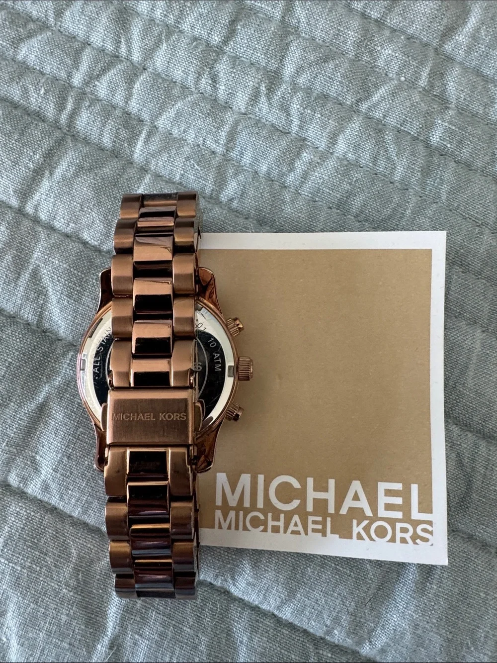 Michael Kors MK5430 Rose Gold-Tone Women’s Chronograph Watch